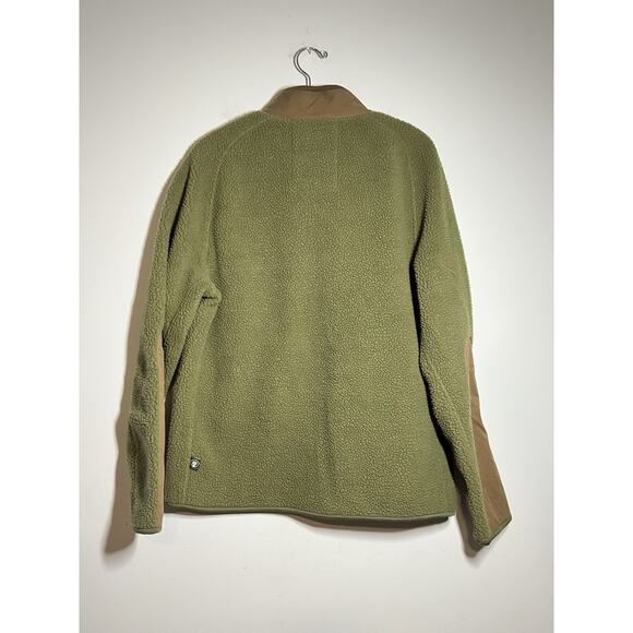 Howler Brothers Bros Men's EUC Olivetree Green Crozet Fleece Full Zip Jacket M - Picture 10 of 10